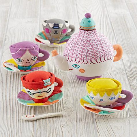 Suzy Ultman tea set is now available at Land of Nod - Lilla Rogers